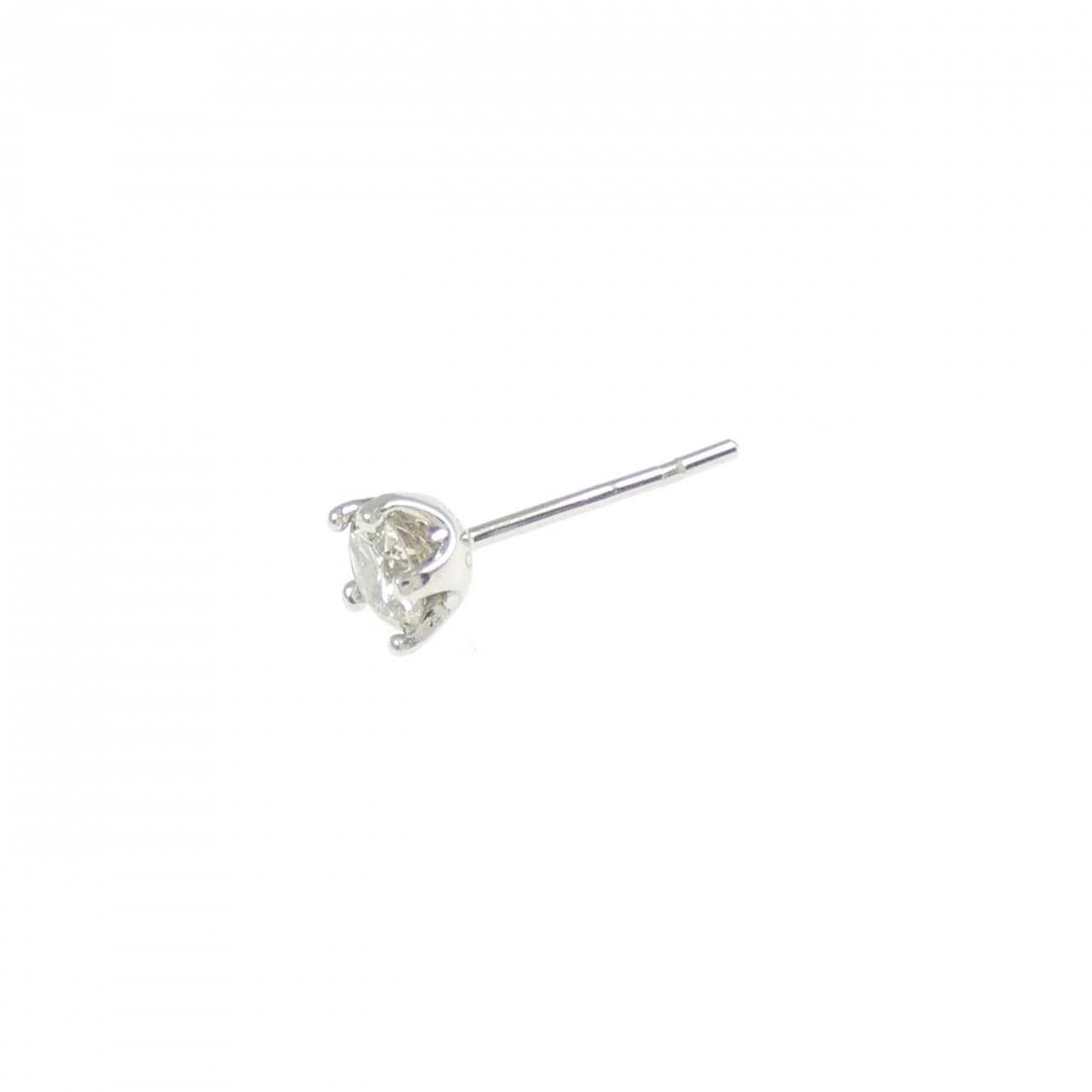 PT900 ダイヤモンド ピアス 0.20CT 片耳