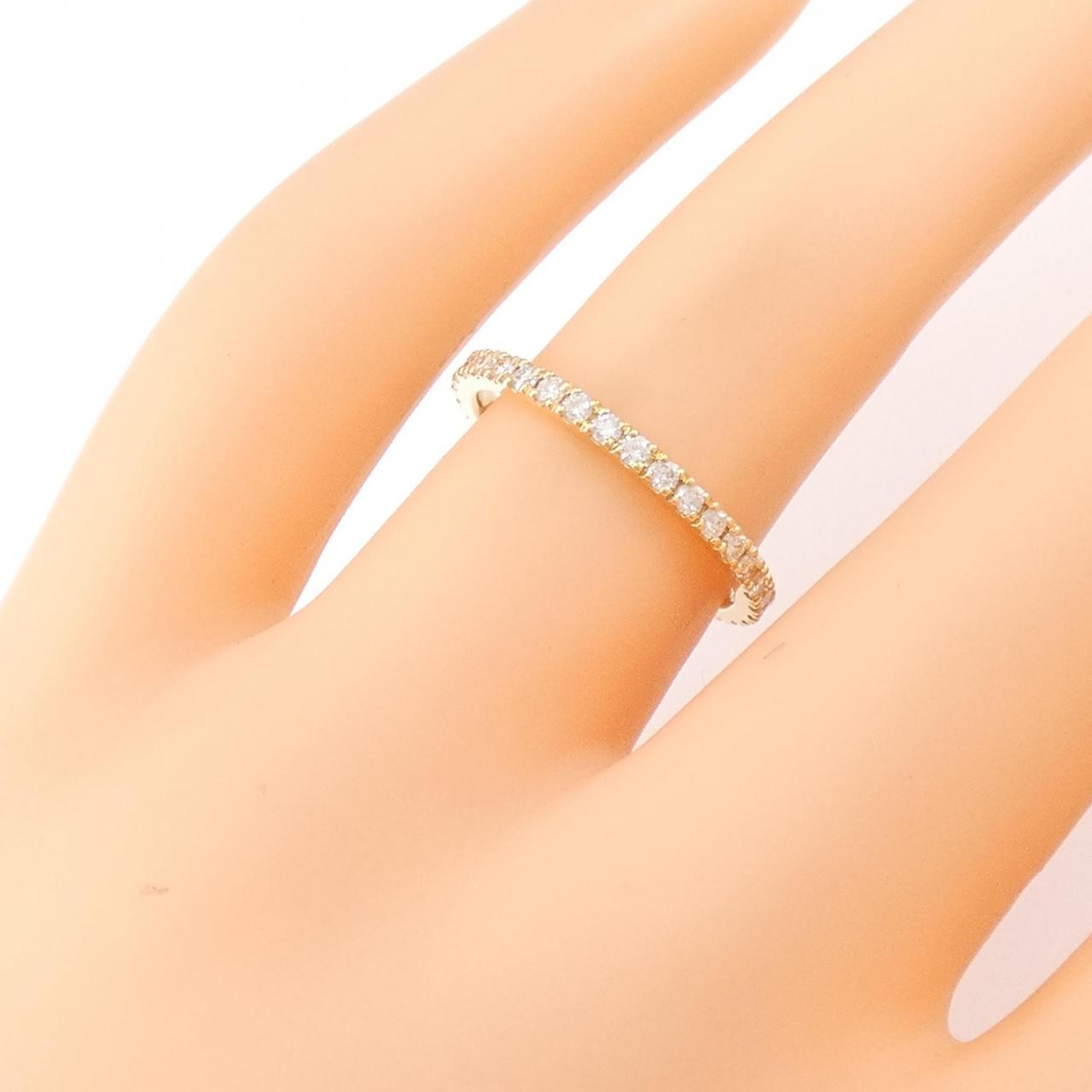 [Remake] K18YG full eternity Diamond ring 0.466CT