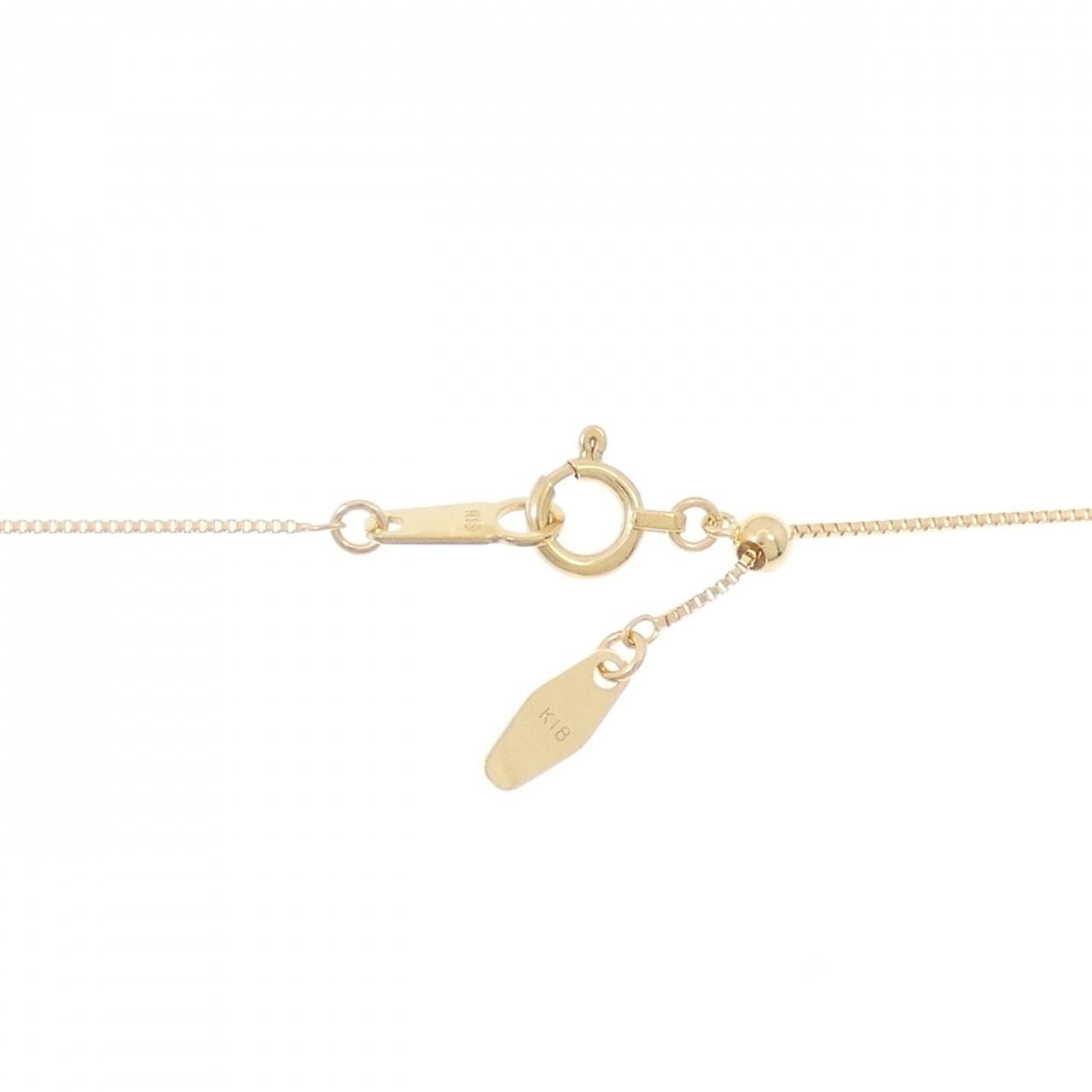 K18YG ダイヤモンド ネックレス 0.234CT