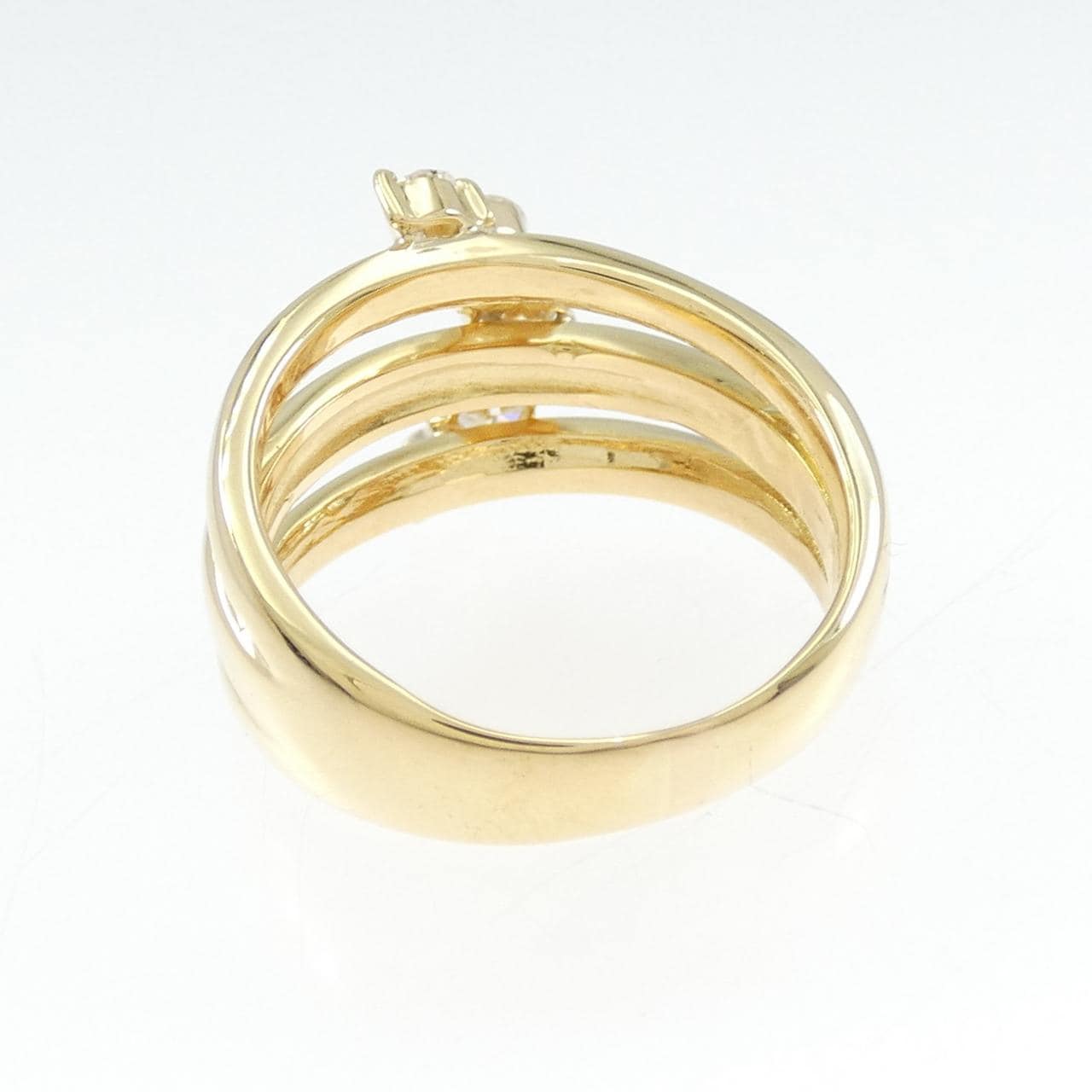 K18YG ダイヤモンド リング 0.57CT