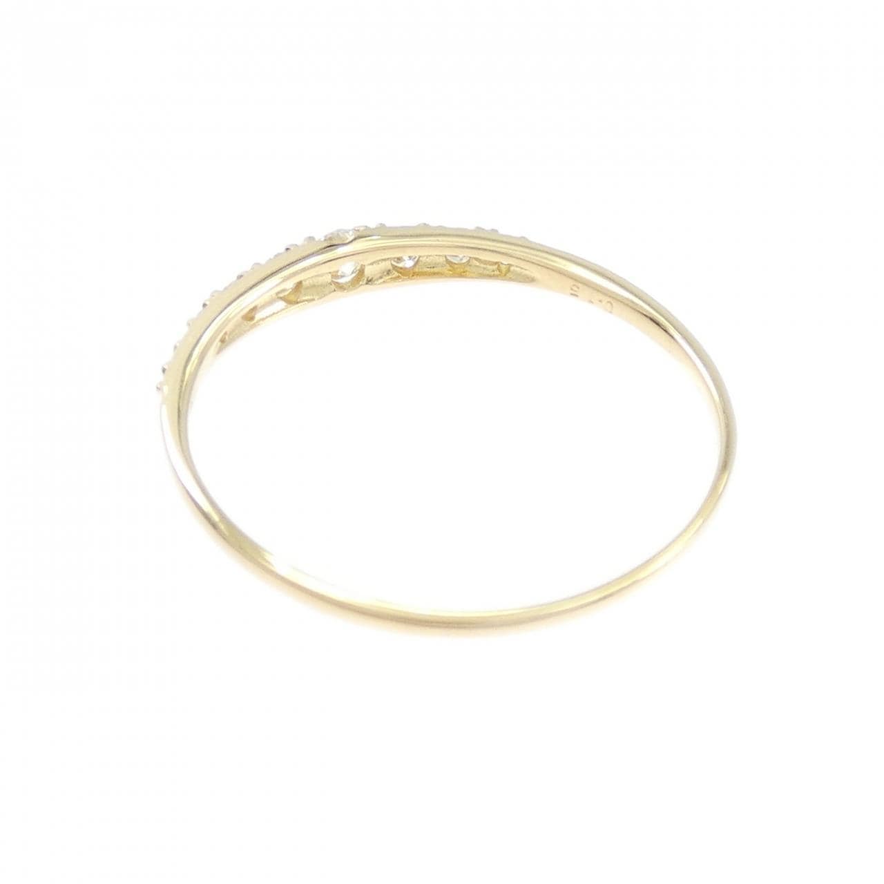 【リメイク】K18YG ダイヤモンド リング 0.15CT