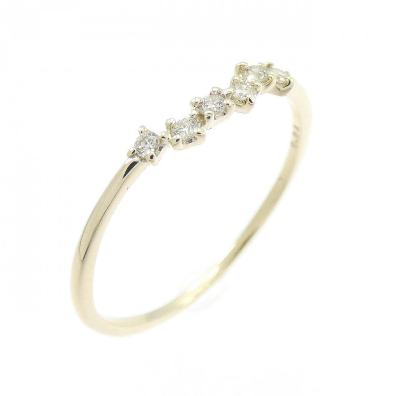 K10YG ダイヤモンド リング 0.04CT