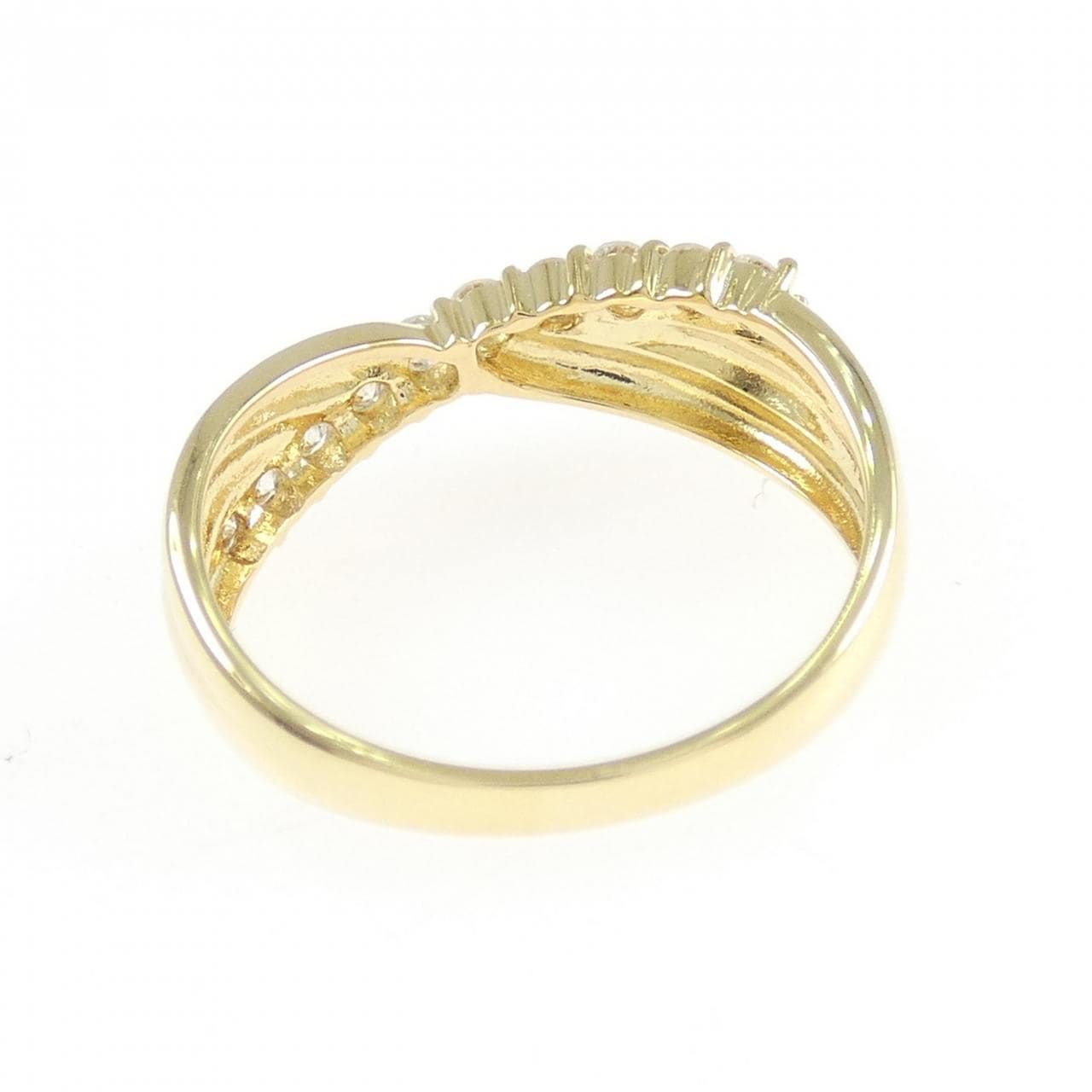 K18YG ダイヤモンド リング 0.30CT