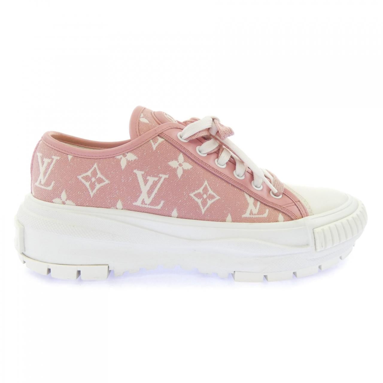ルイヴィトン LOUIS VUITTON モノグラムデニム LVスクァッドライン スニーカー