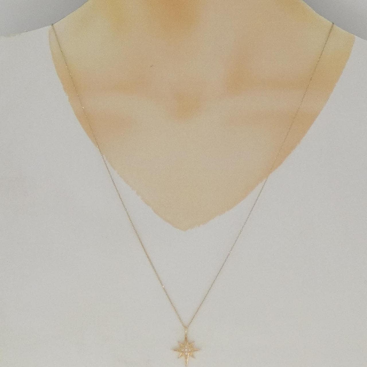 K10YG ダイヤモンド ネックレス