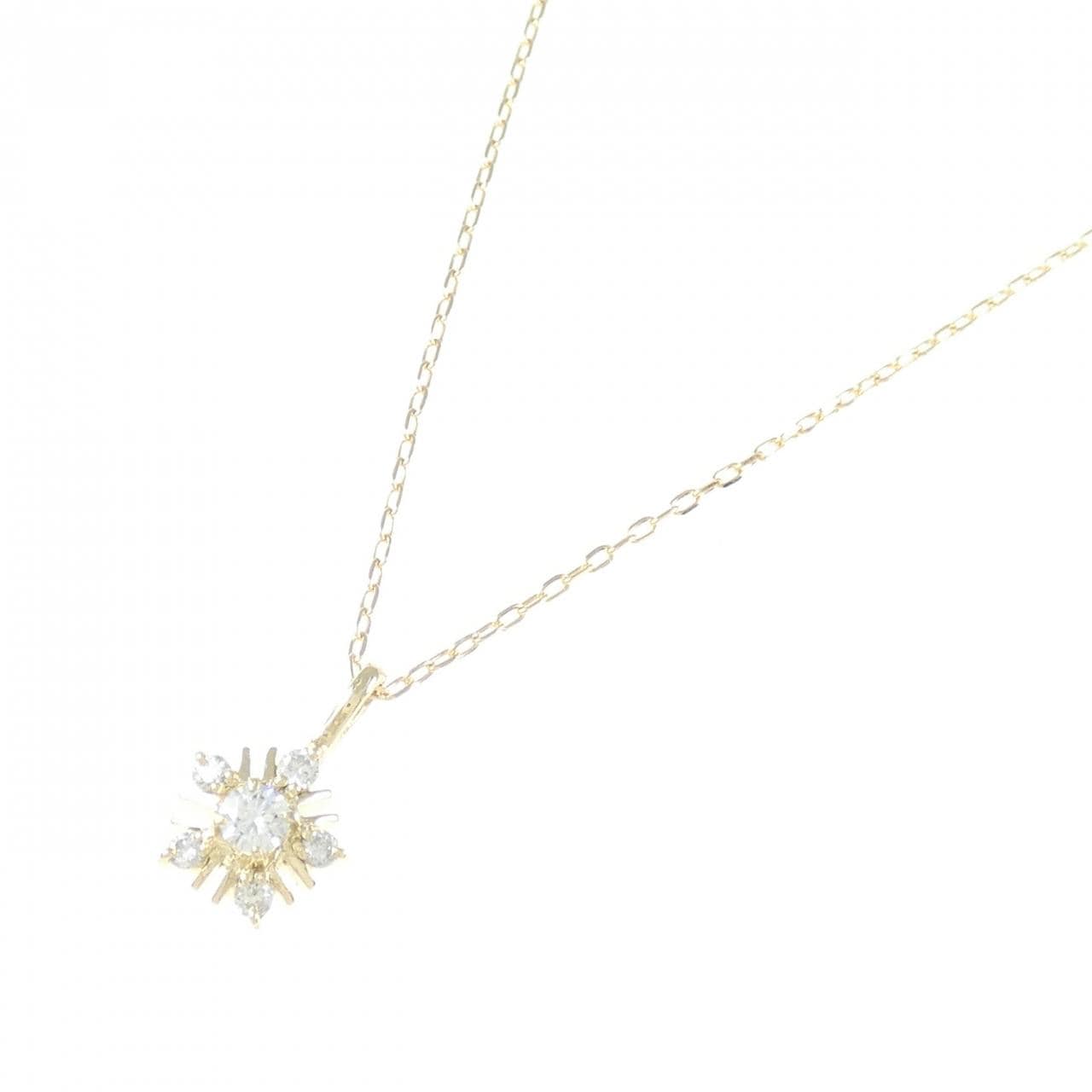 K18YG ダイヤモンド ネックレス 0.2CT