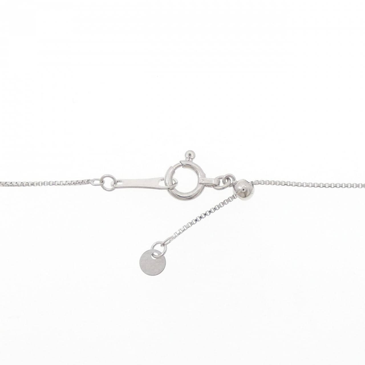 K18WG ダイヤモンド ネックレス 0.78CT