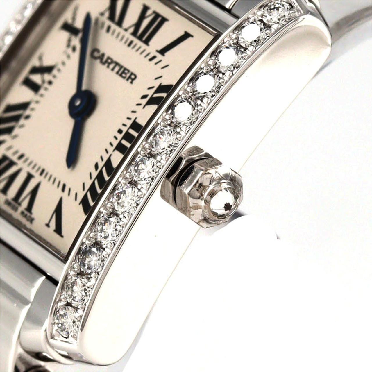 カルティエ タンクフランセーズSM WG/D WE1002S3 WG クォーツ