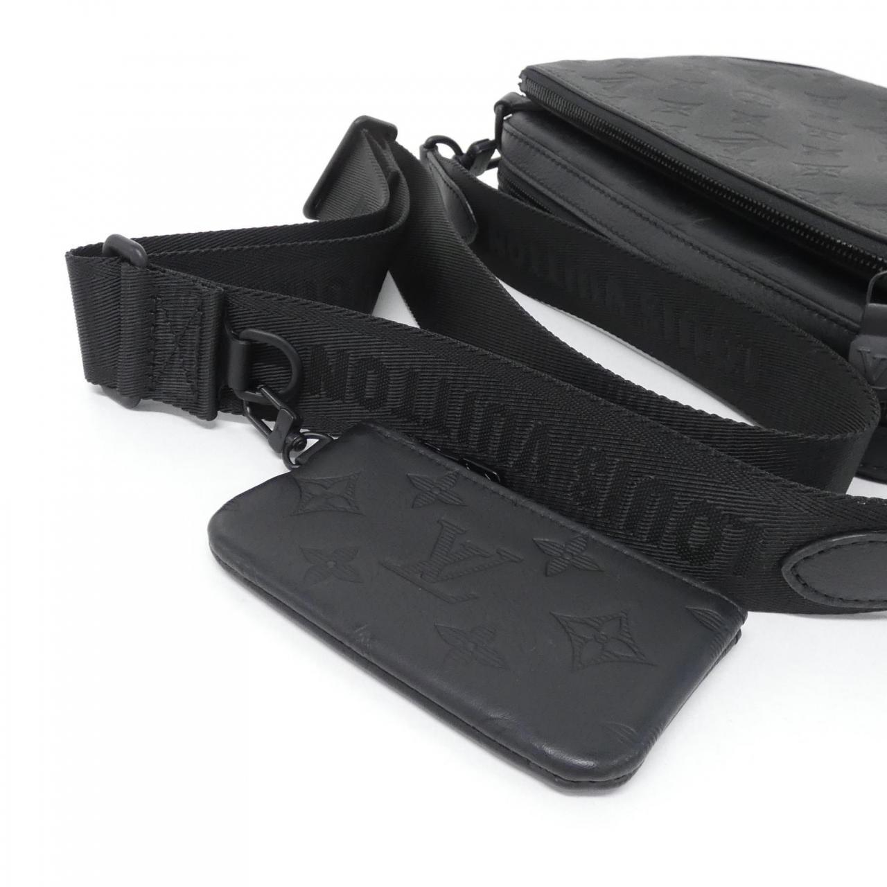 ルイヴィトン モノグラム シャドウ トリオ メッセンジャー M46602 ショルダーバッグ