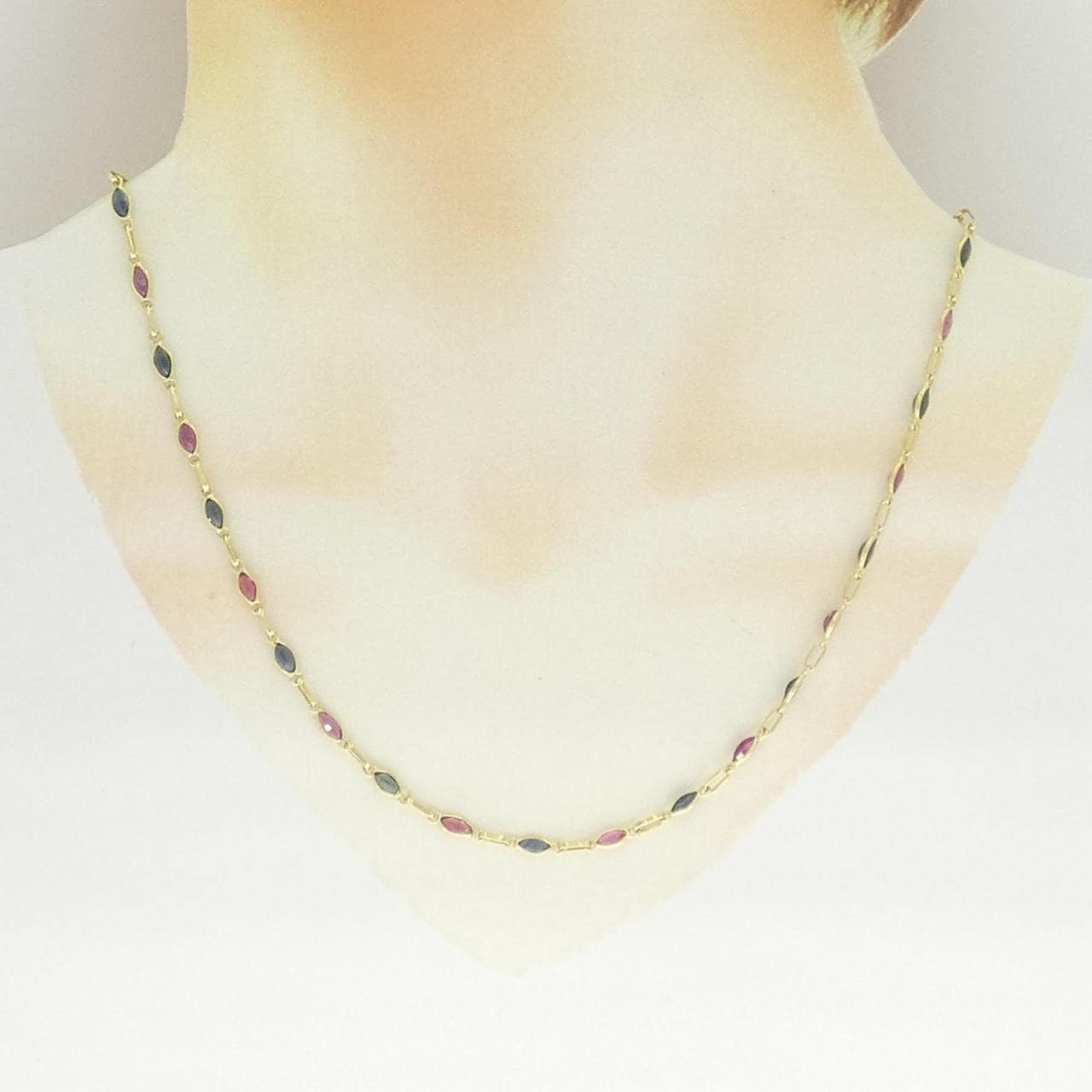 750YG ルビー ネックレス