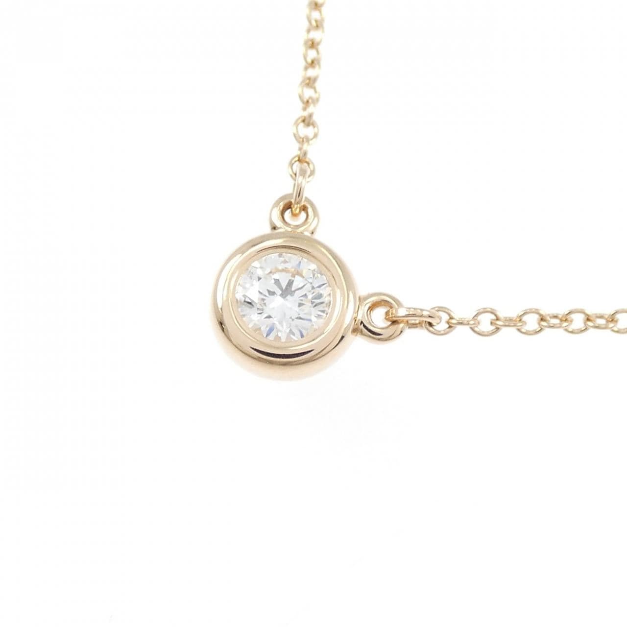 ティファニー バイザヤード ネックレス 0.17CT