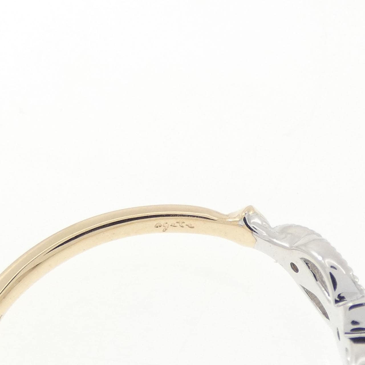アガット ダイヤモンド リング 0.02CT