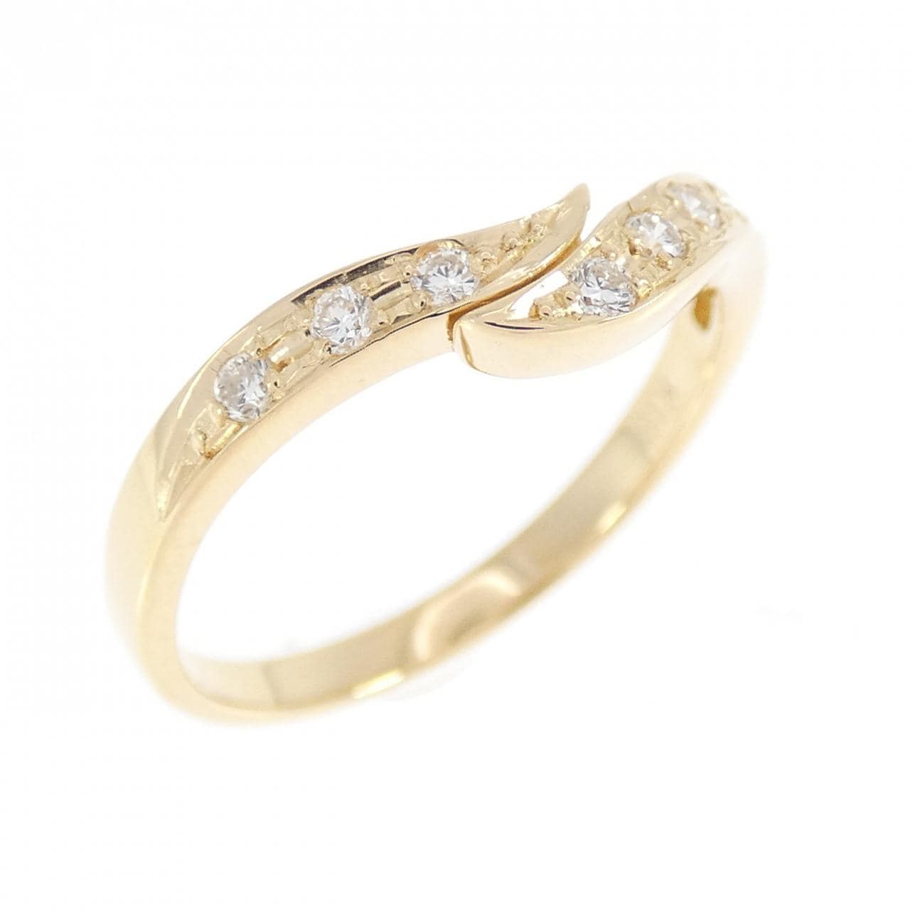 K18YG ダイヤモンド リング 0.11CT