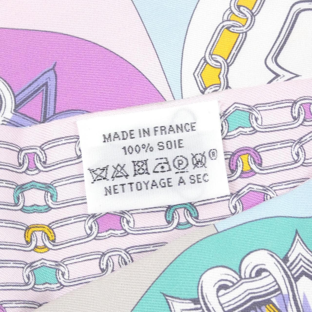 エルメス L'EFFET KALEIDOSCOPE ツイリー 063800S スカーフ