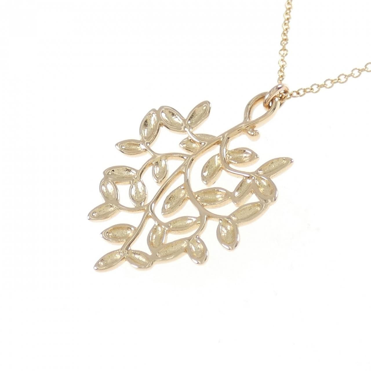 TIFFANY Olive Leaf Small Necklace