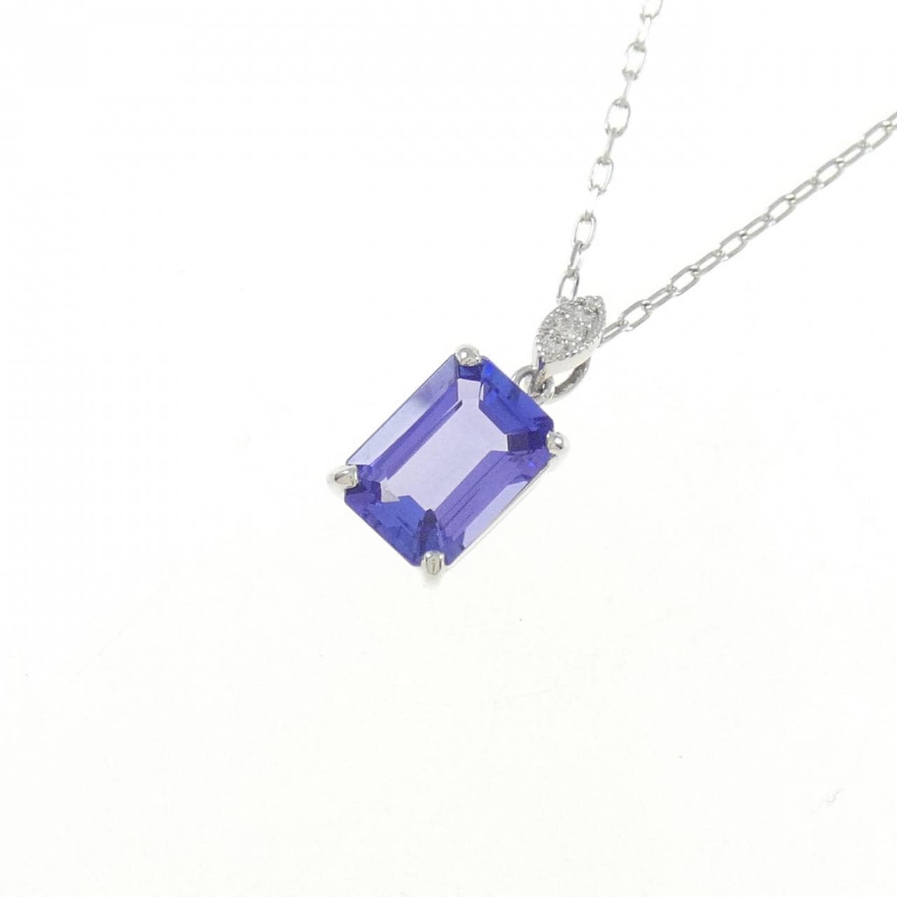 PT950/PT850 Tanzanite Necklace 1.48CT