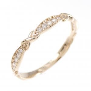 【新品】K18PG ダイヤモンド リング 0.10CT
