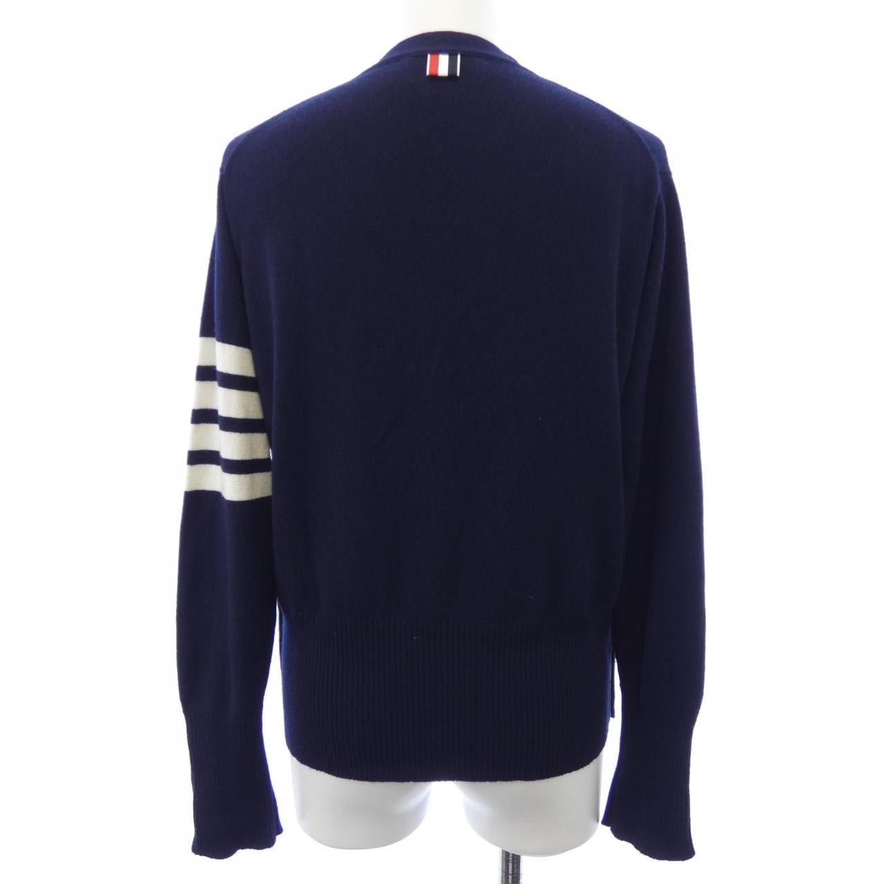 トムブラウン THOM BROWNE クラシック カシミヤ 4BAR Vネック MKC001A カーディガン