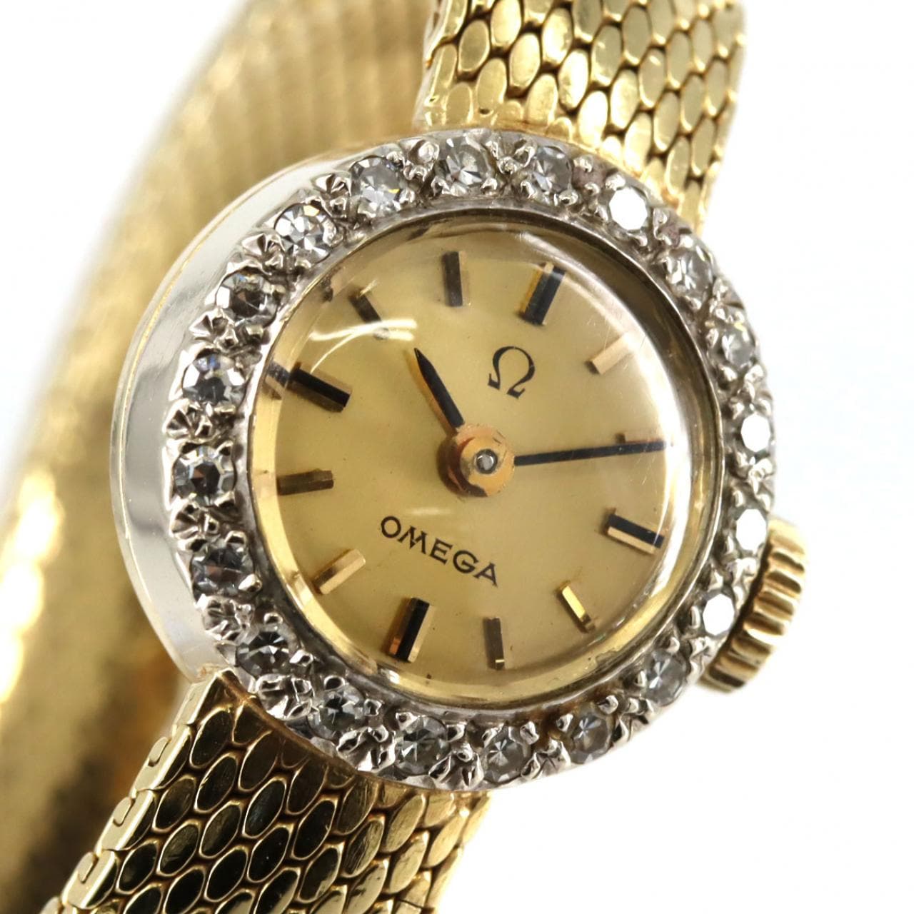 オメガ ラウンドケース YG/D YG 手巻