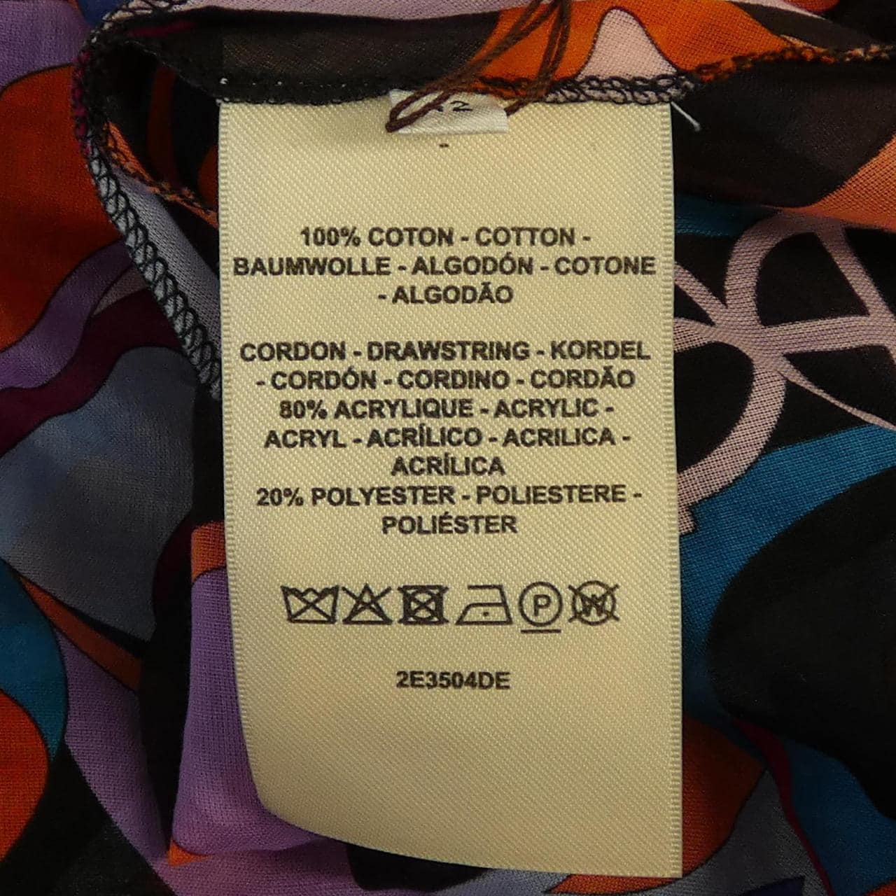 エルメス HERMES FLEURS MIROIRHROND 2E3504DE ワンピース