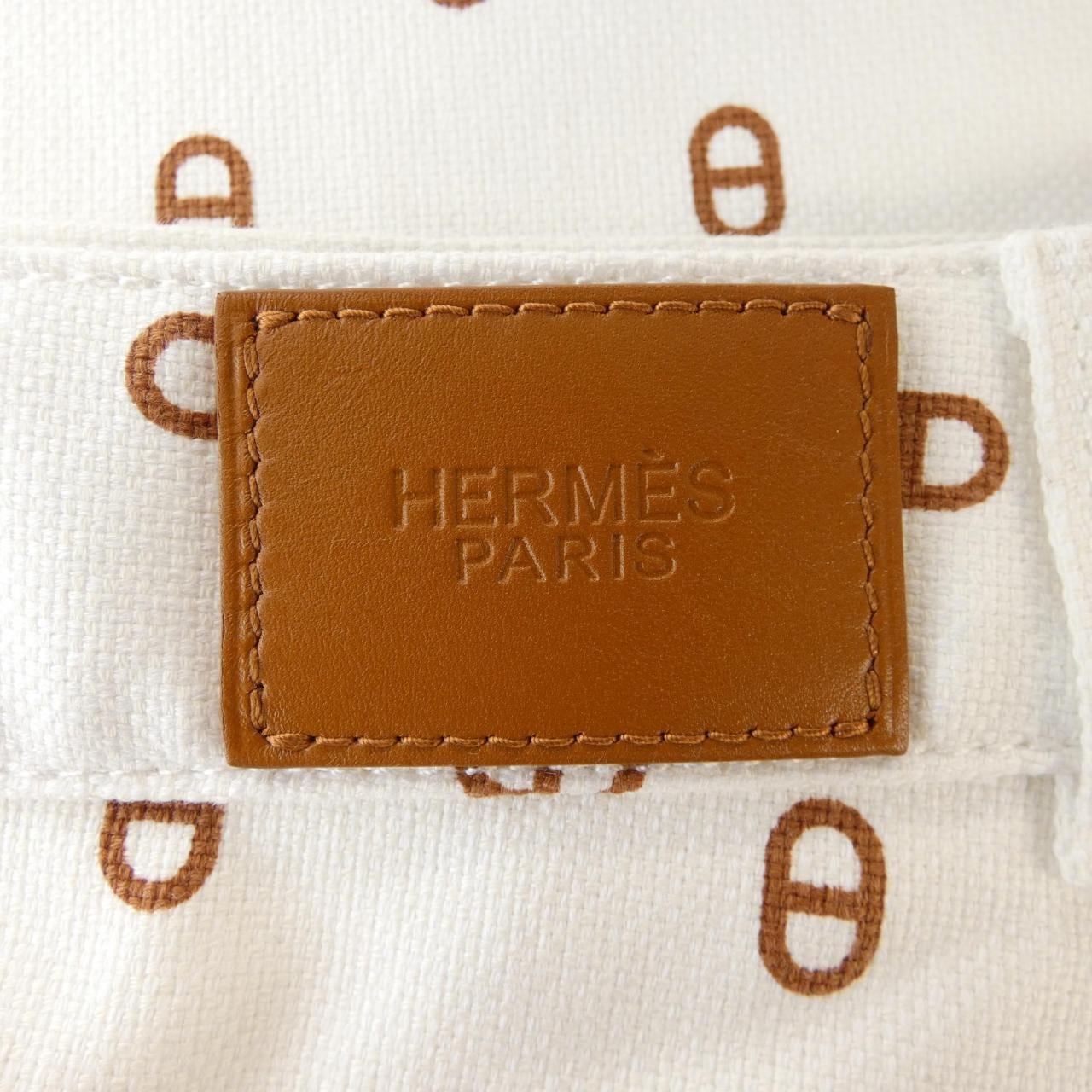エルメス HERMES シェーヌダンクル カルトゥッシュ クルードセル 0315D3 スカート