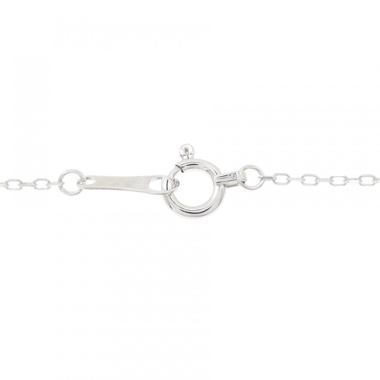 K18WG ダイヤモンド ネックレス 0.06CT