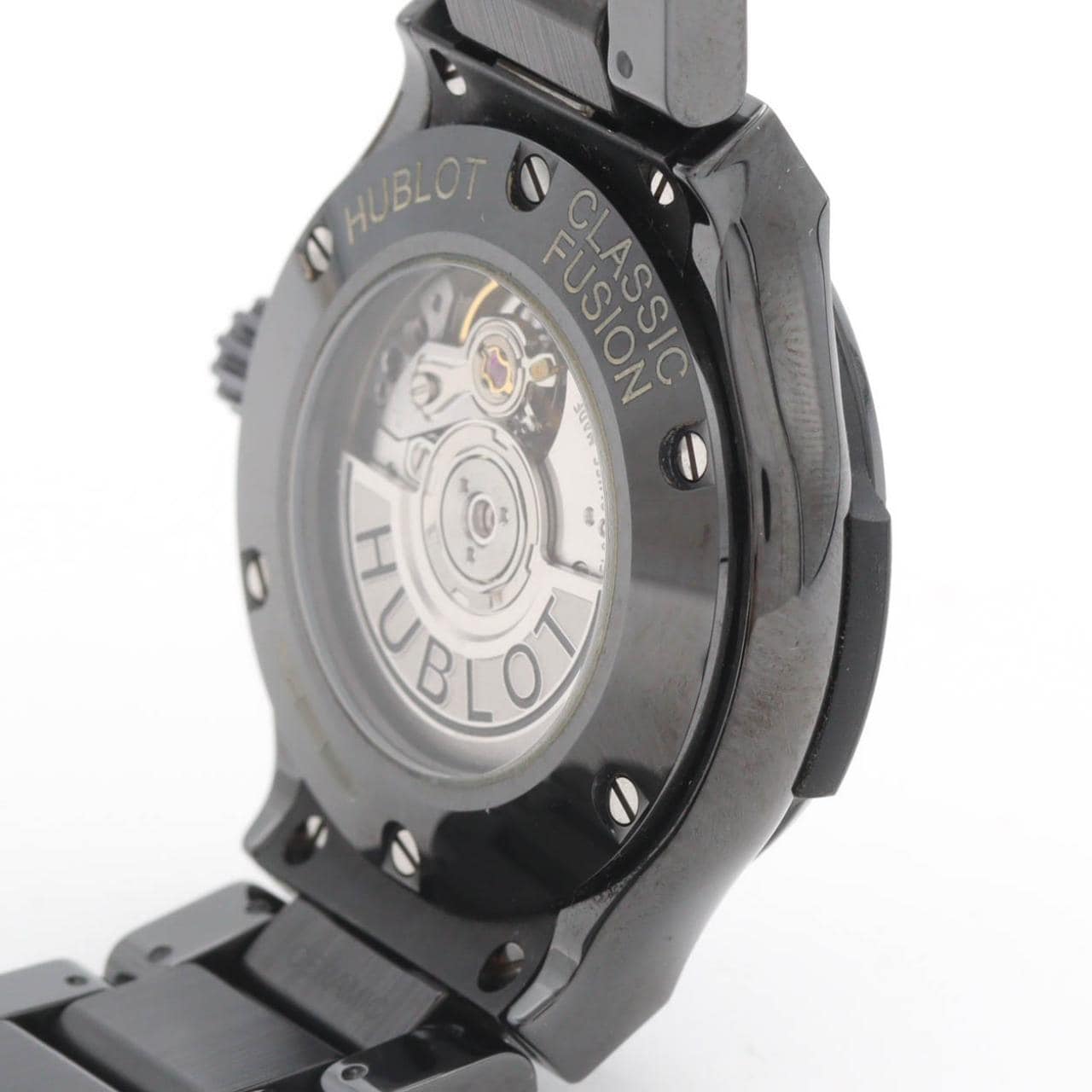 ウブロ クラシックフュージョンブラックマジックブレスレットダイヤモンド 585.CM.1470.CM.1204 セラミック 自動巻