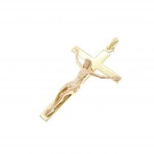 K18YG/K18PG クロス ペンダント