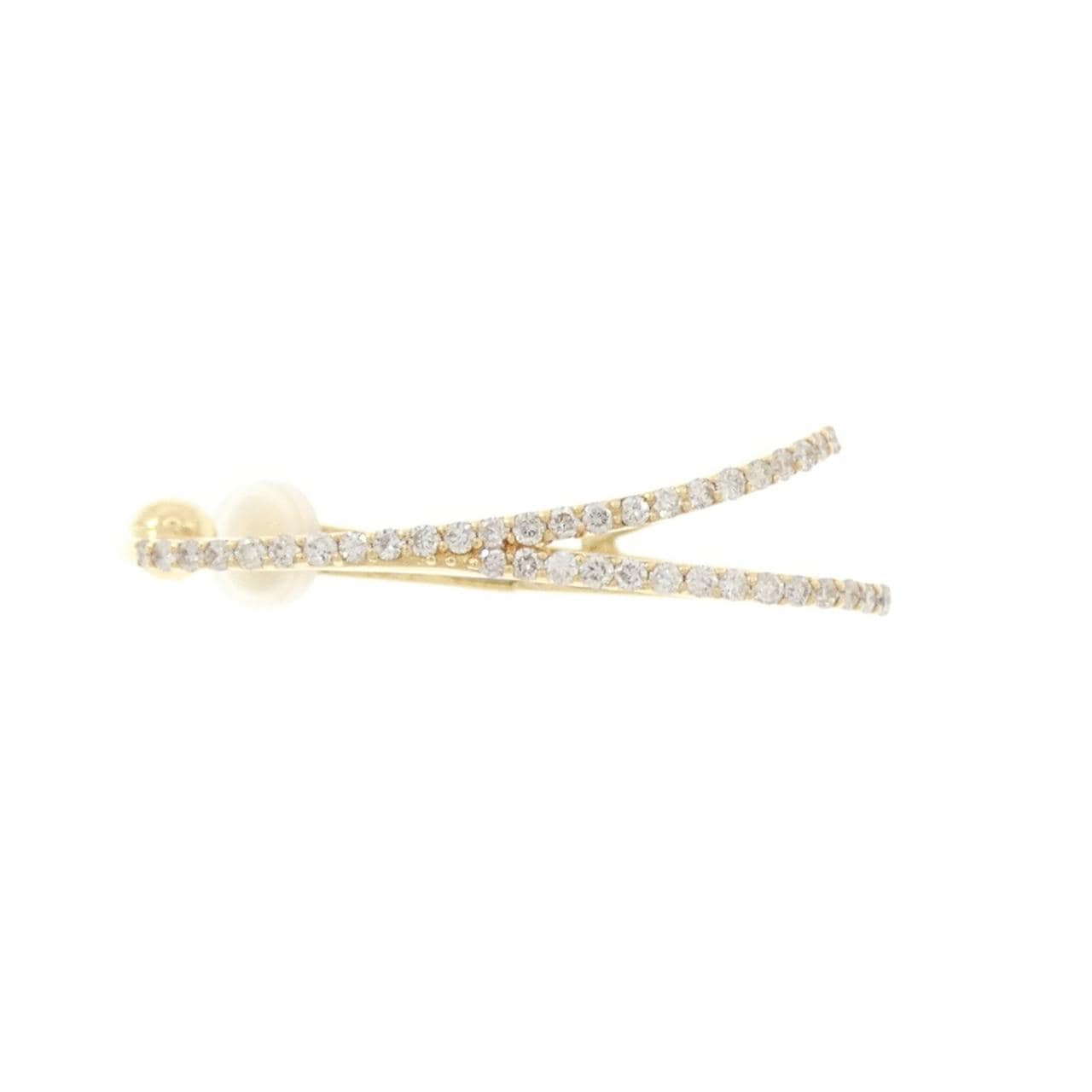K18YG ダイヤモンド イヤーカフ 0.25CT 片耳