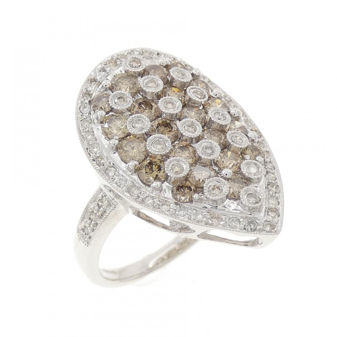 K18WG ダイヤモンド リング 1.50CT