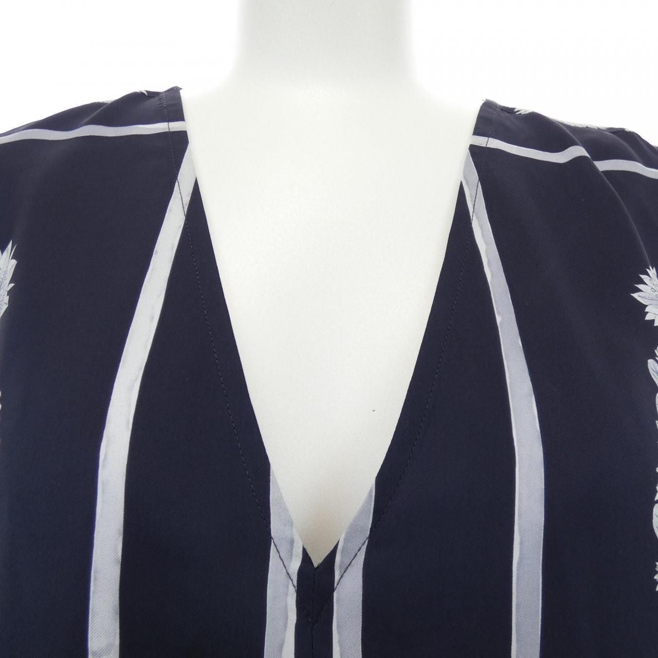 エルメス HERMES BRIDE DE GALA EN FLEURS 5E0645DQ ツイルレーヌ ワンピース