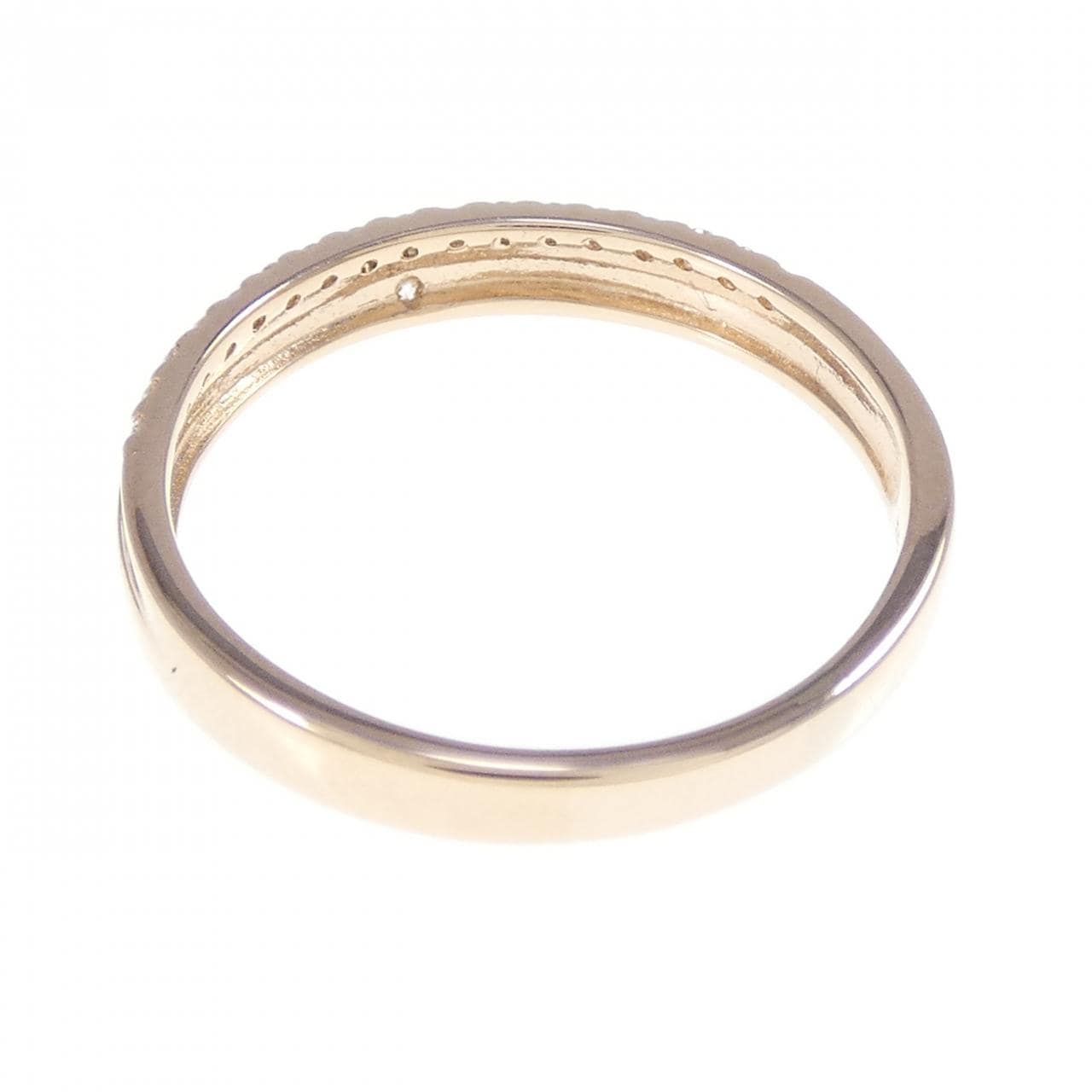 K18PG ダイヤモンド リング 0.13CT