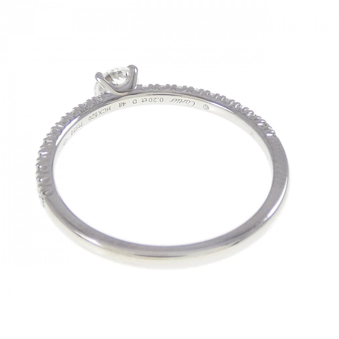 カルティエ エタンセル リング 0.20CT E VS1 3EXT
