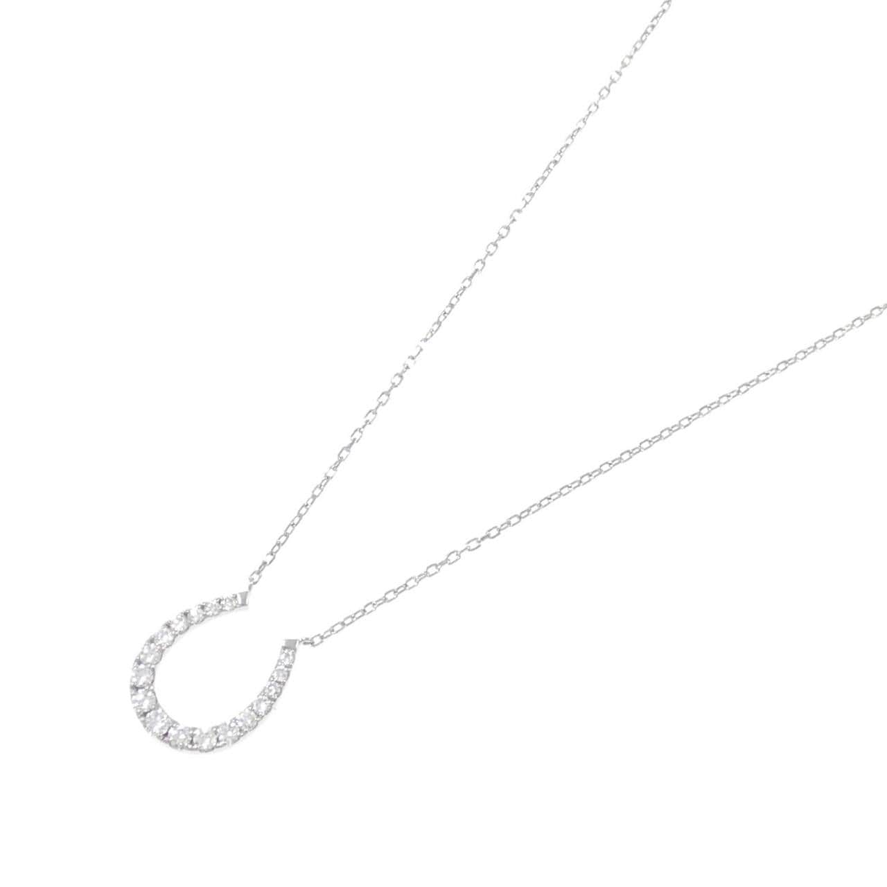 PT Horseshoe Diamond Necklace 0.20CT