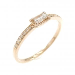 K18PG ダイヤモンド リング 0.15CT