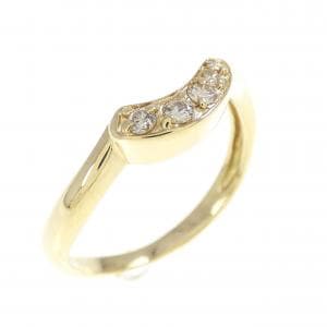 K18YG ダイヤモンド リング 0.10CT