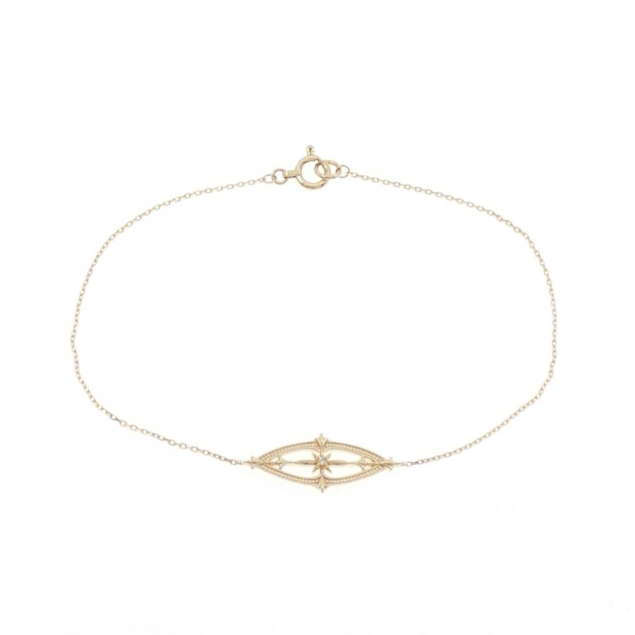 アガット ダイヤモンド ブレスレット 0.005CT