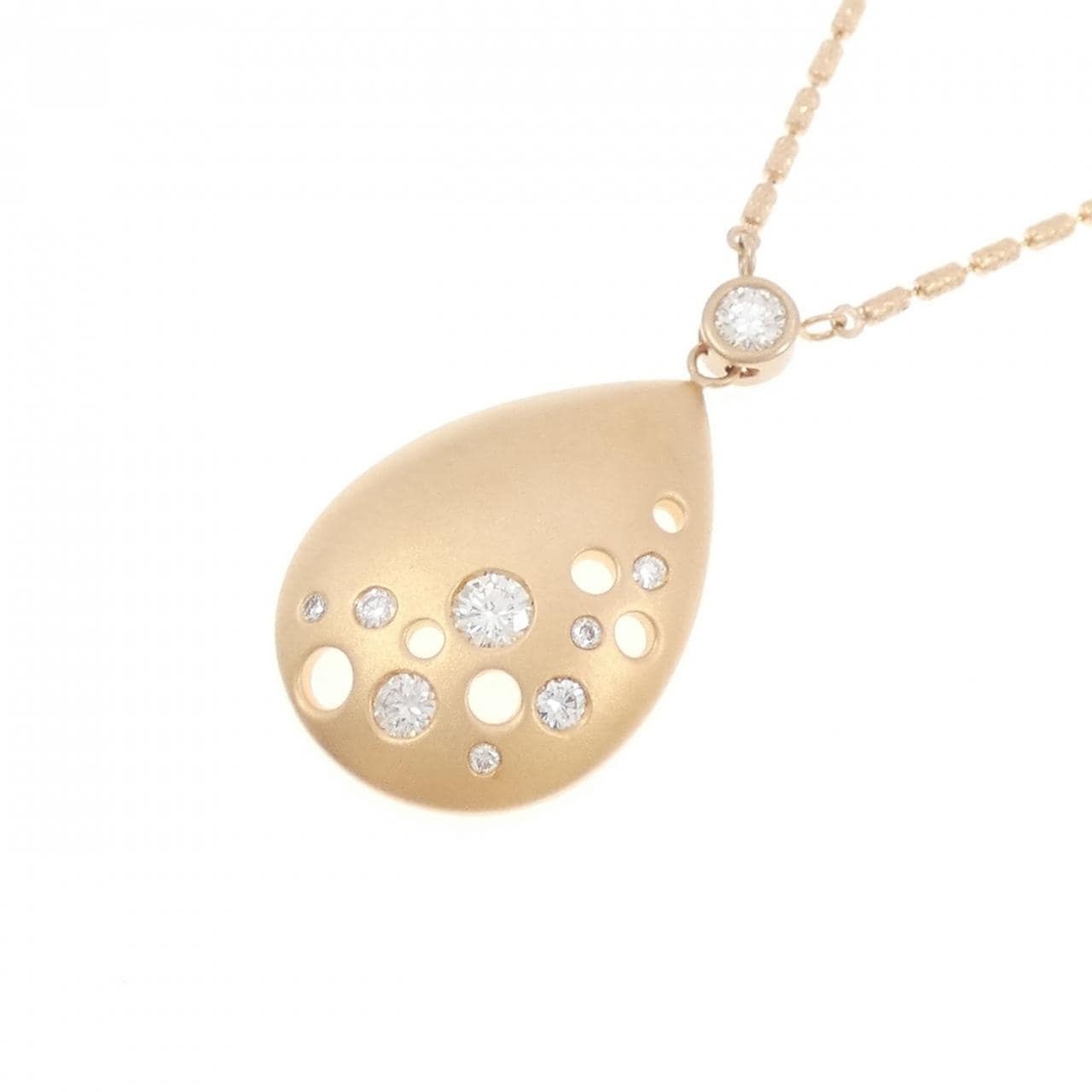K18PG ダイヤモンド ネックレス 0.238CT