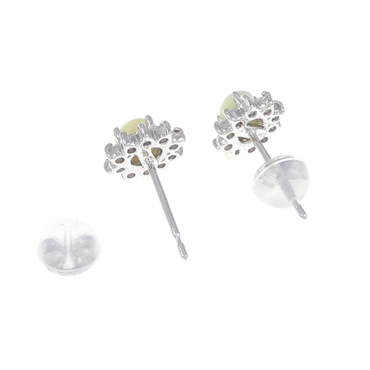 PT クリソベリルキャッツアイ ピアス 0.72CT