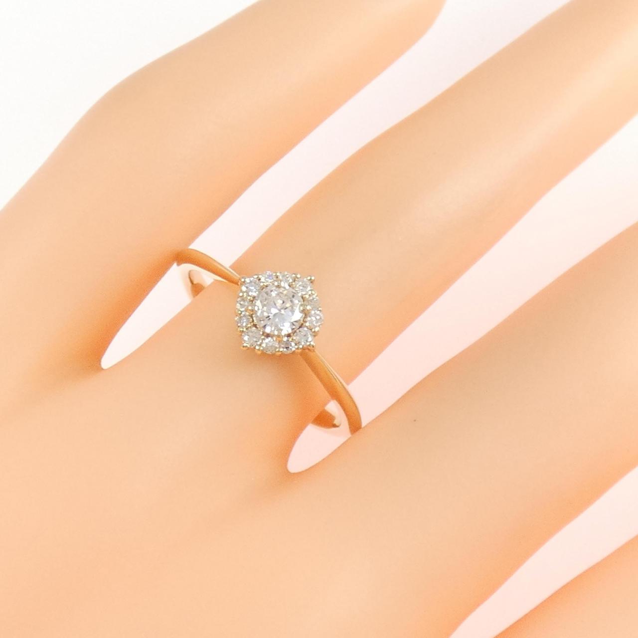 【リメイク】K10YG ダイヤモンド リング 0.30CT