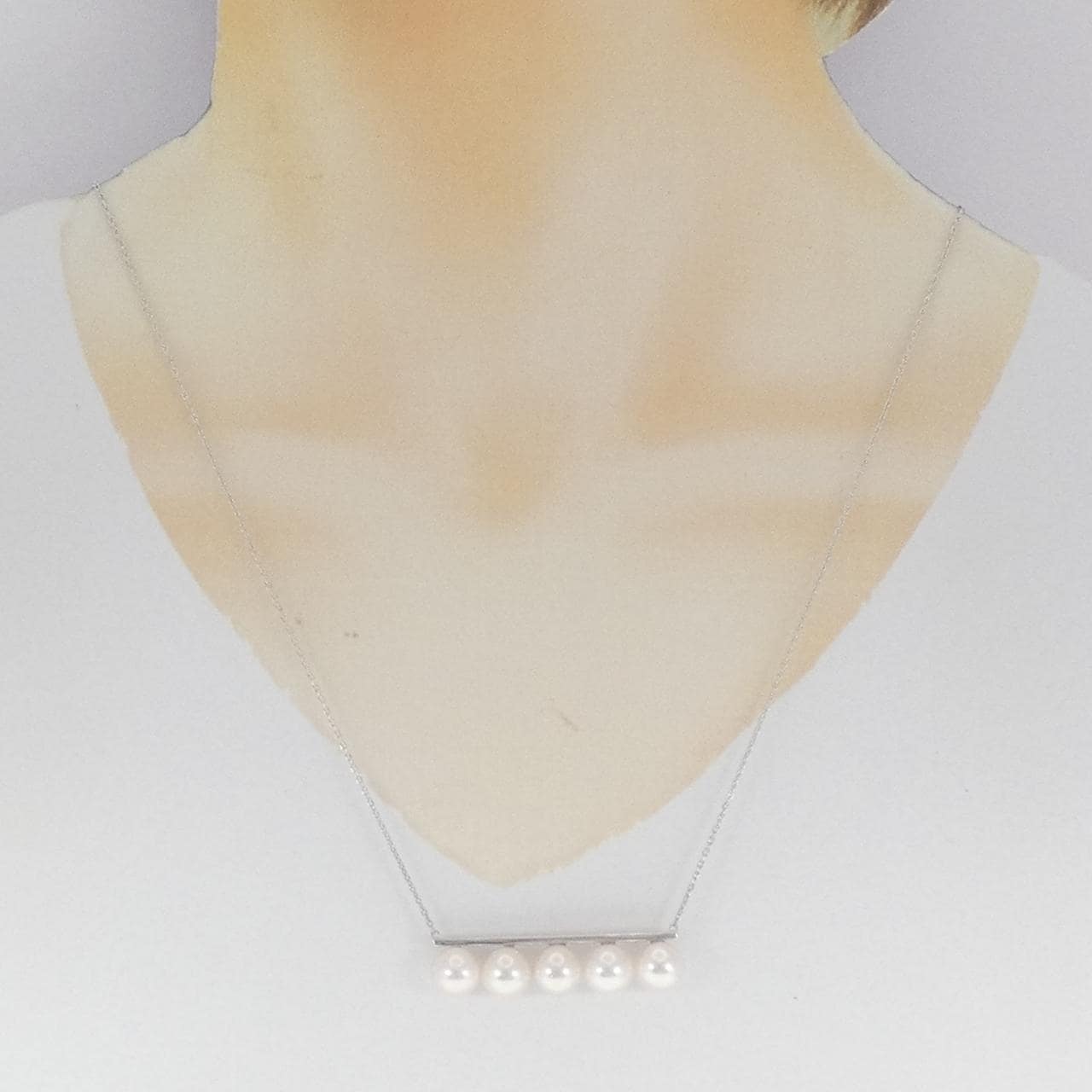 K18WG アコヤパール ネックレス 8.3mm