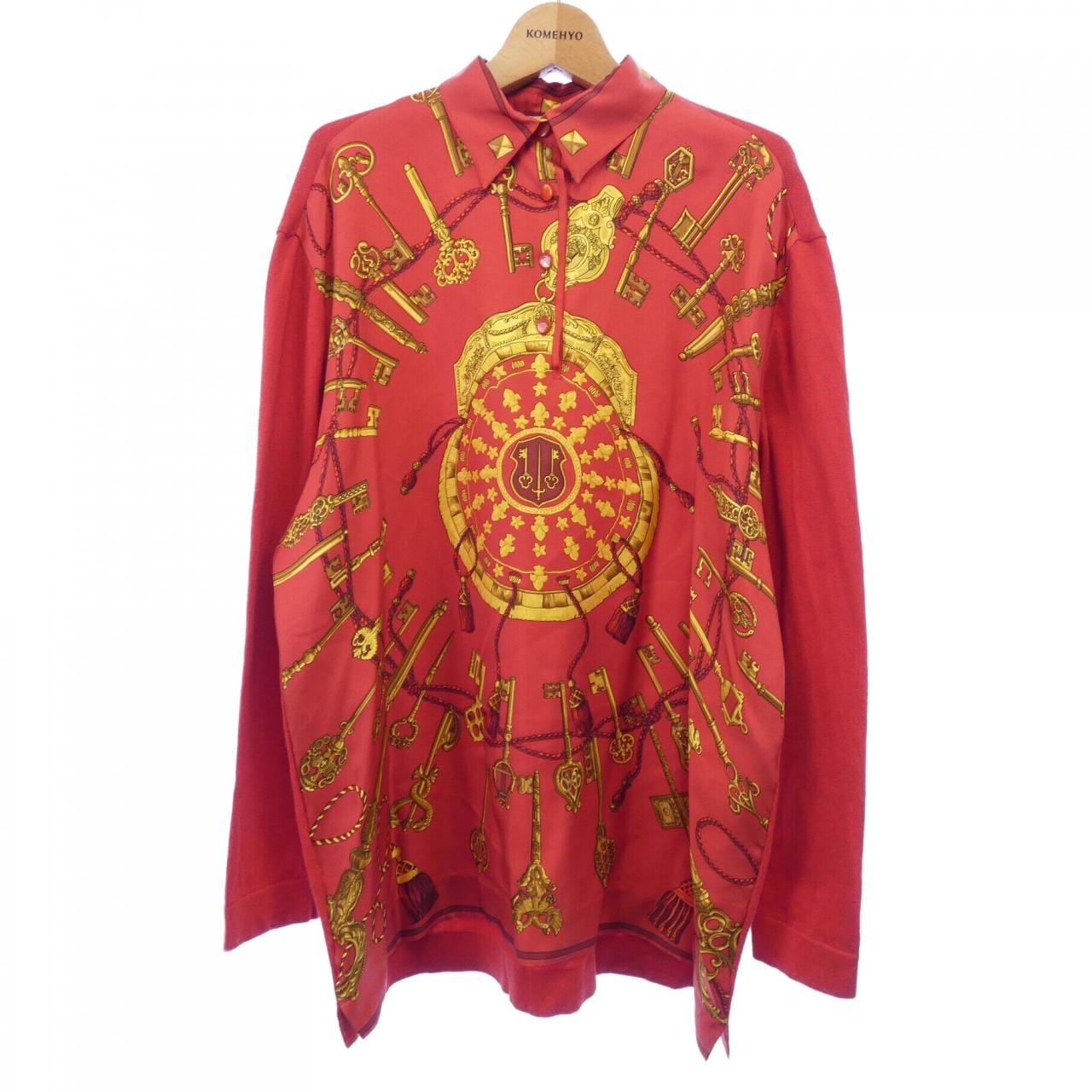 【ヴィンテージ】エルメス HERMES LES CLES ツイルレーヌ. トップス