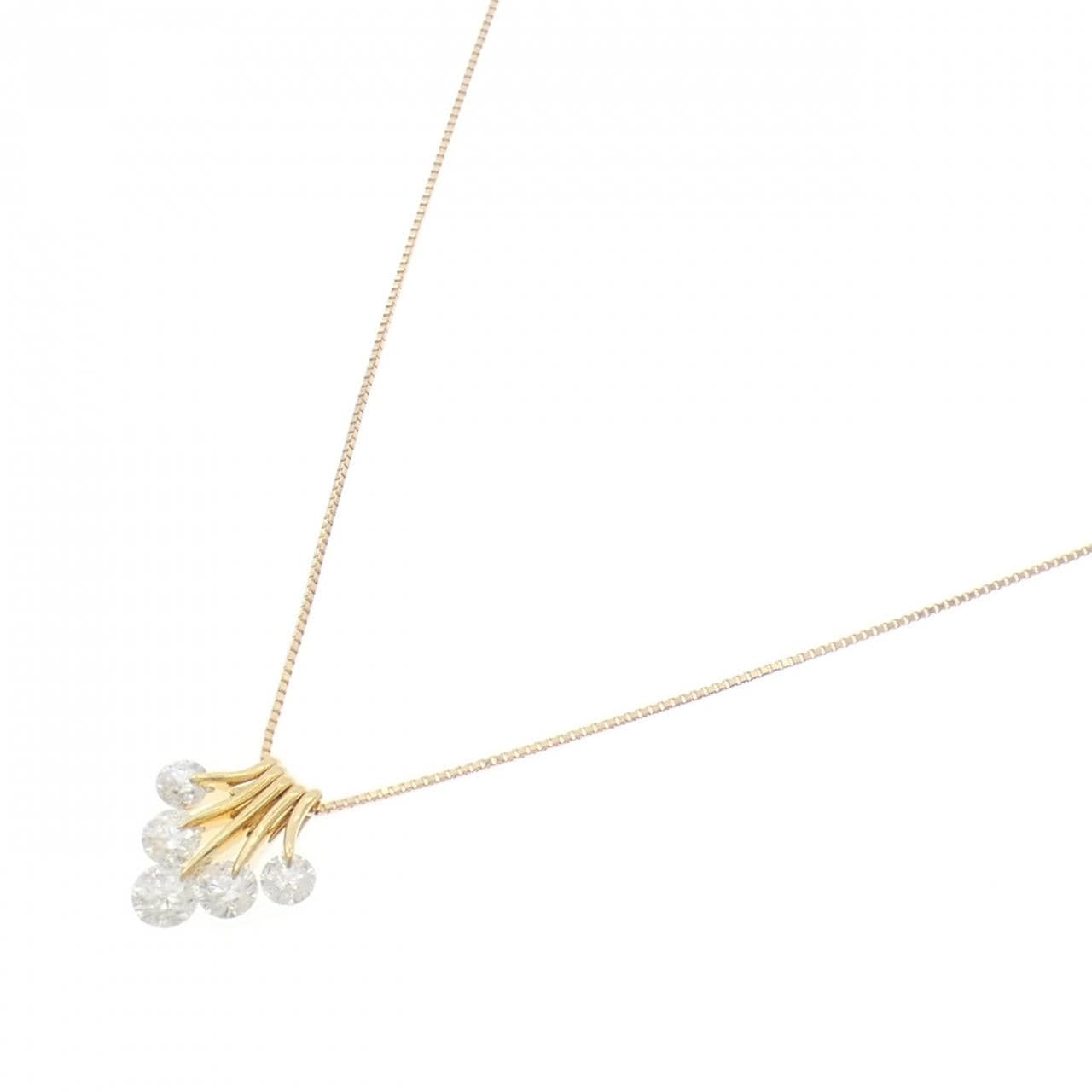 K18YG 2WAY ダイヤモンド ネックレス 2.00CT