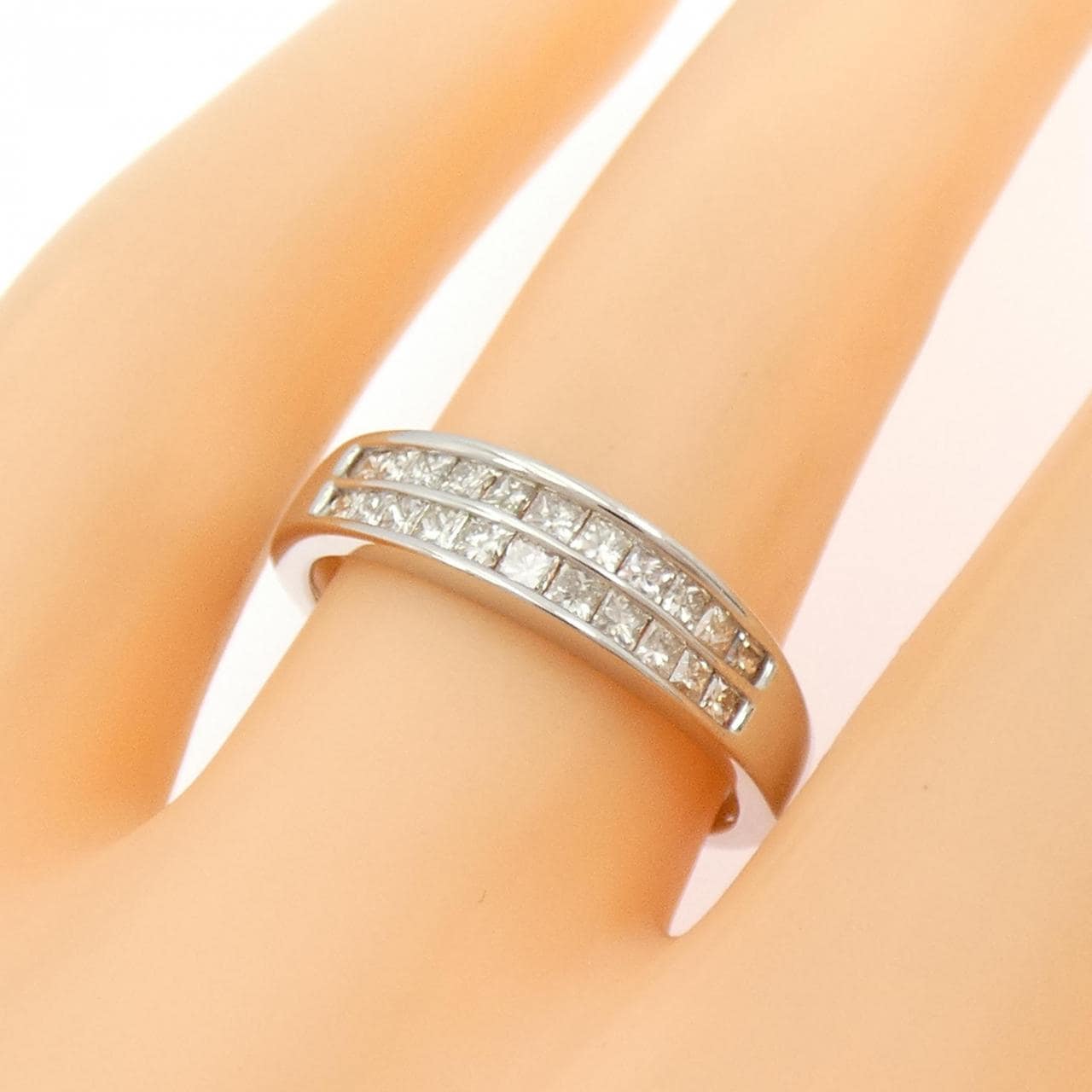 K18WG ダイヤモンド リング 0.50CT