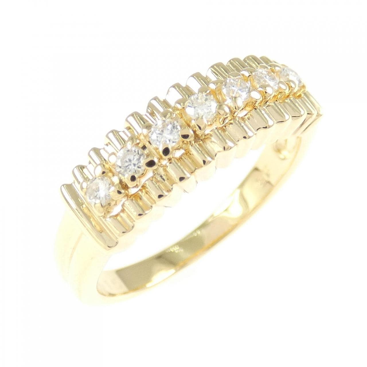 K18YG ダイヤモンド リング 0.15CT