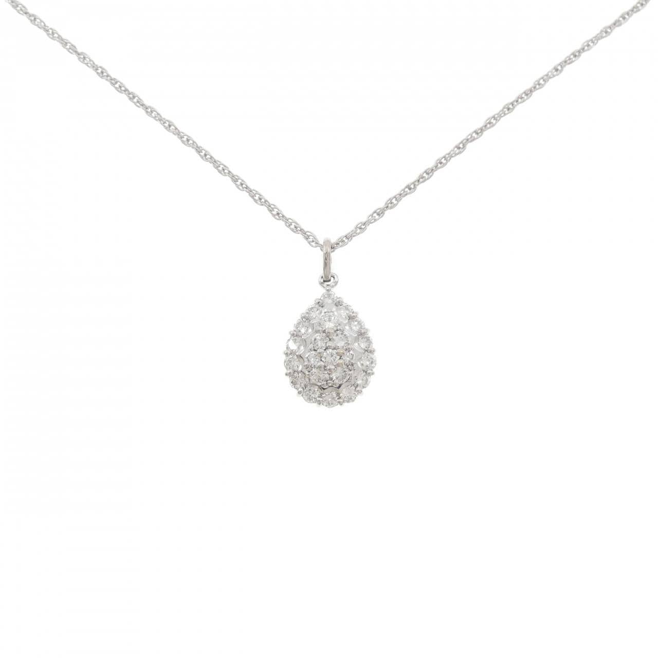 PT900/PT850 ダイヤモンド ネックレス 1.00CT