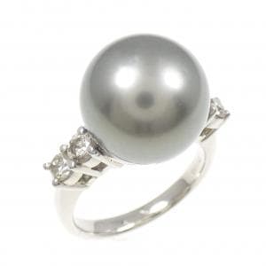 PT900 黒蝶パール リング 12.4mm