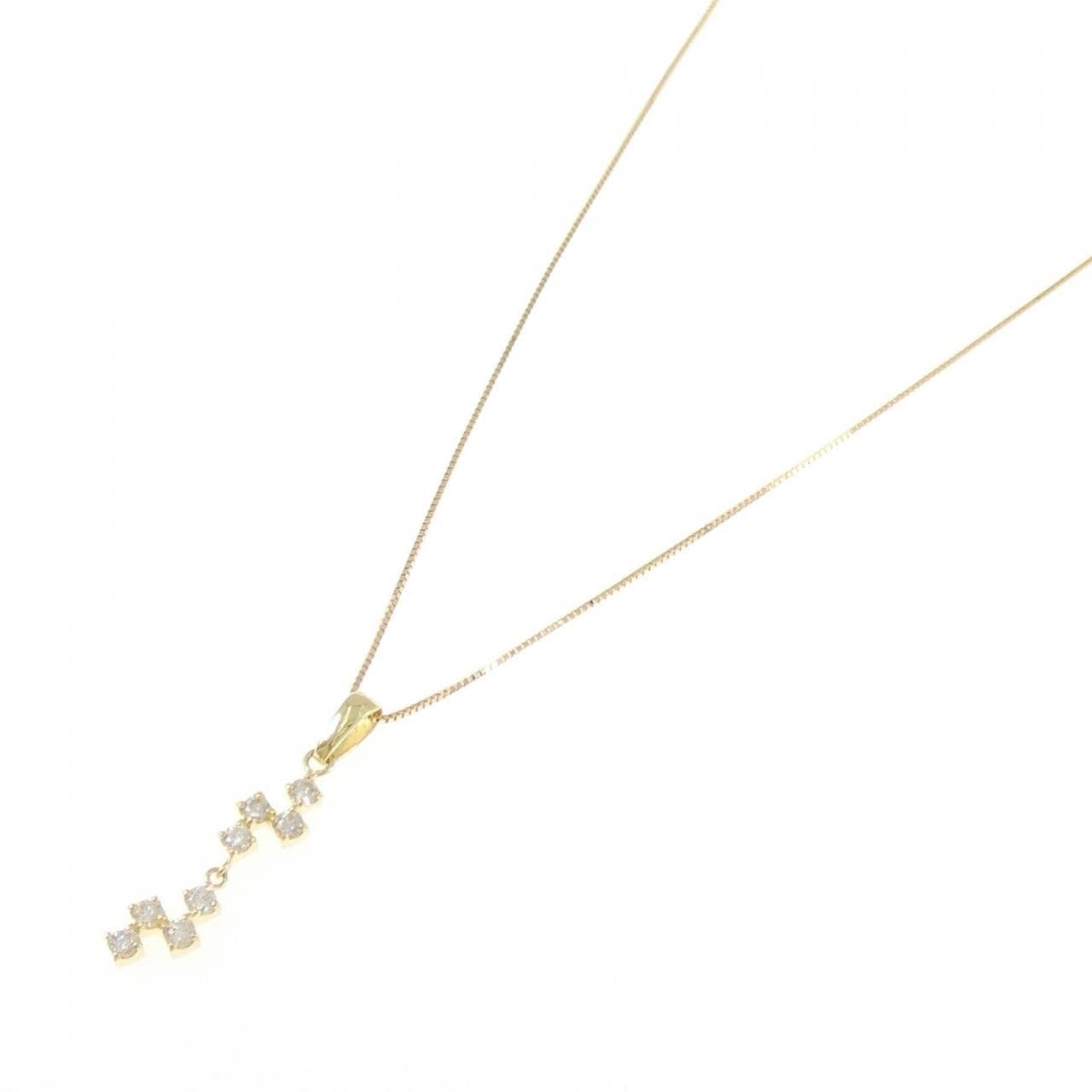 K18YG ダイヤモンド ネックレス 0.10CT