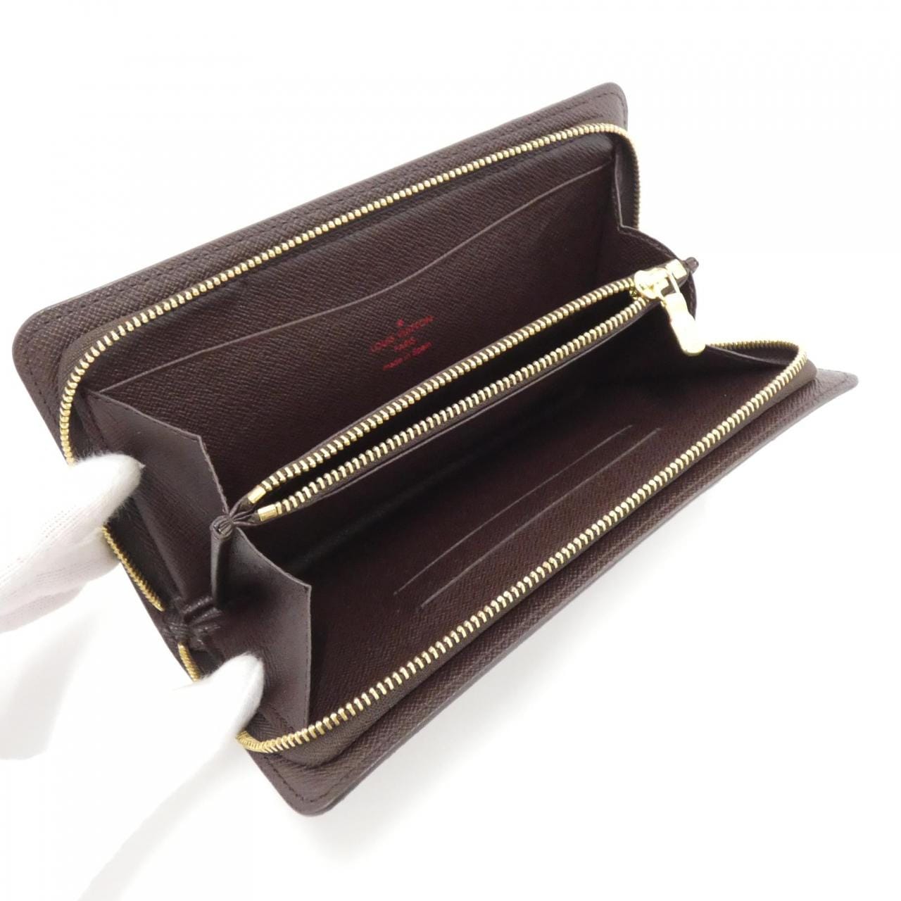 ルイヴィトン ダミエ ポルト モネ ジップ N61728 財布