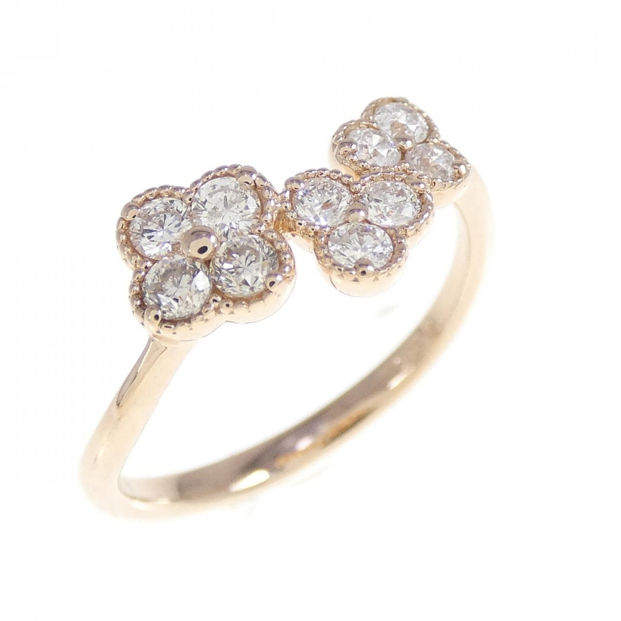 K18PG ダイヤモンド リング 0.36CT
